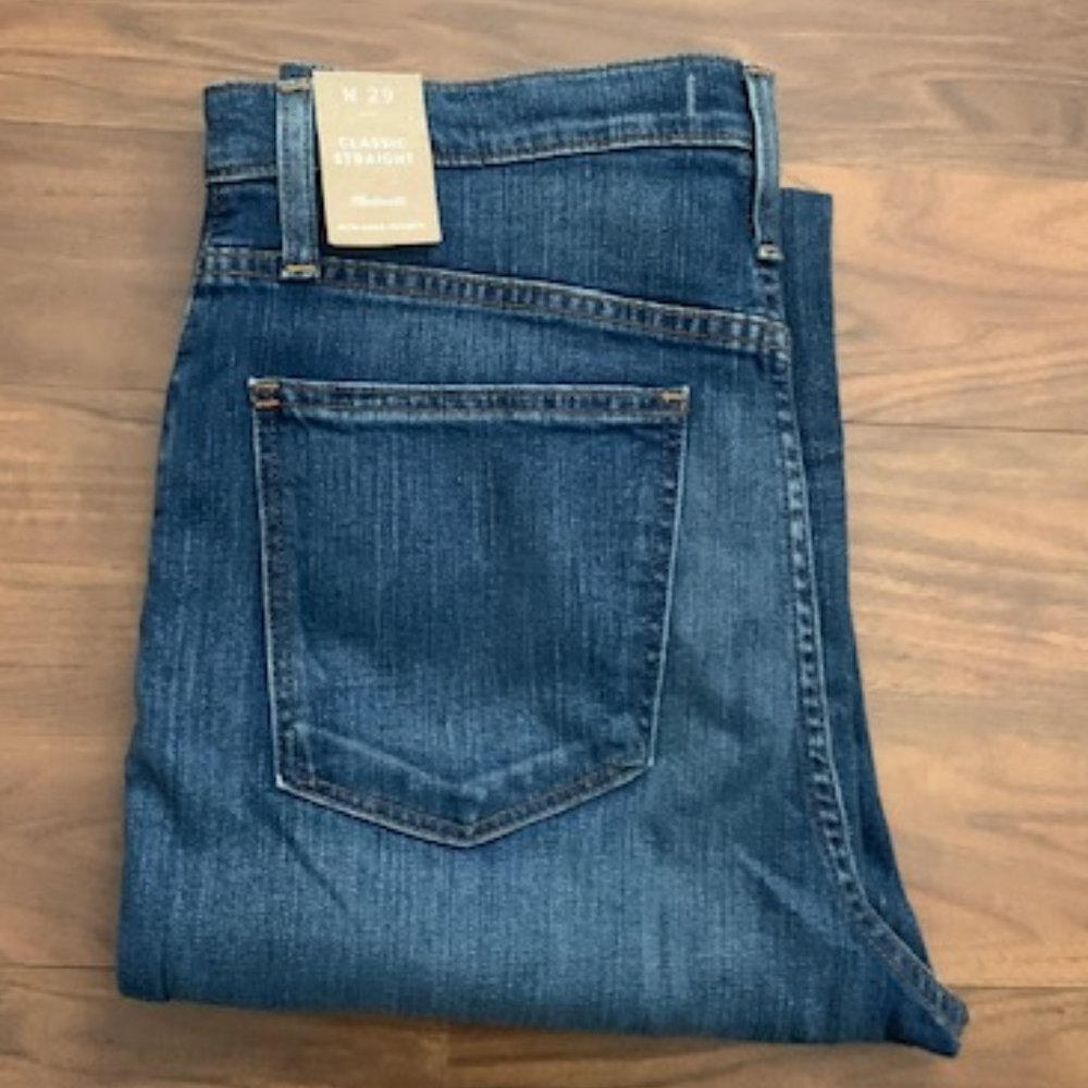 Madewell Classic Relaxed Fit  & Straight Leg Jeans W29